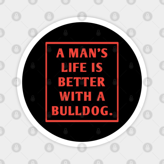 Bulldog Lover Magnet by BlackMeme94